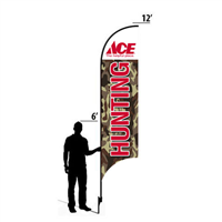 12' Ace Hardware Camo Hunting AdverSail Flag